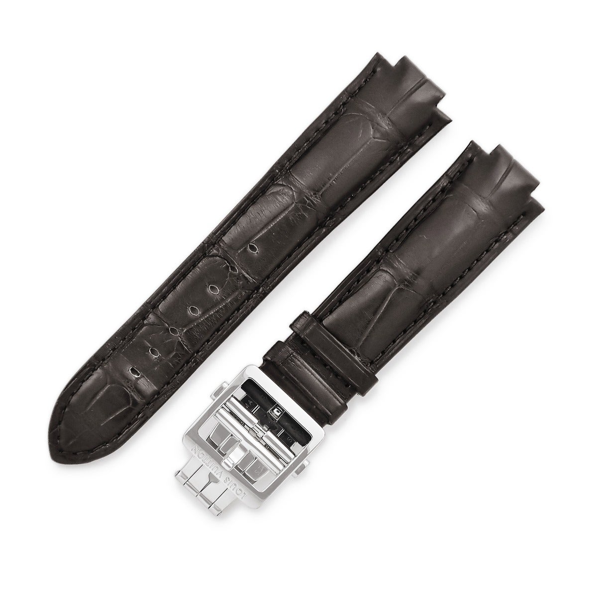 ルイ・ヴィトン 純正 Dバックル 尾錠 18mm メンズ 時計バックル LV ルイヴィトン LOUIS VUITTON 腕時計パーツ 純正 ステンレススチール