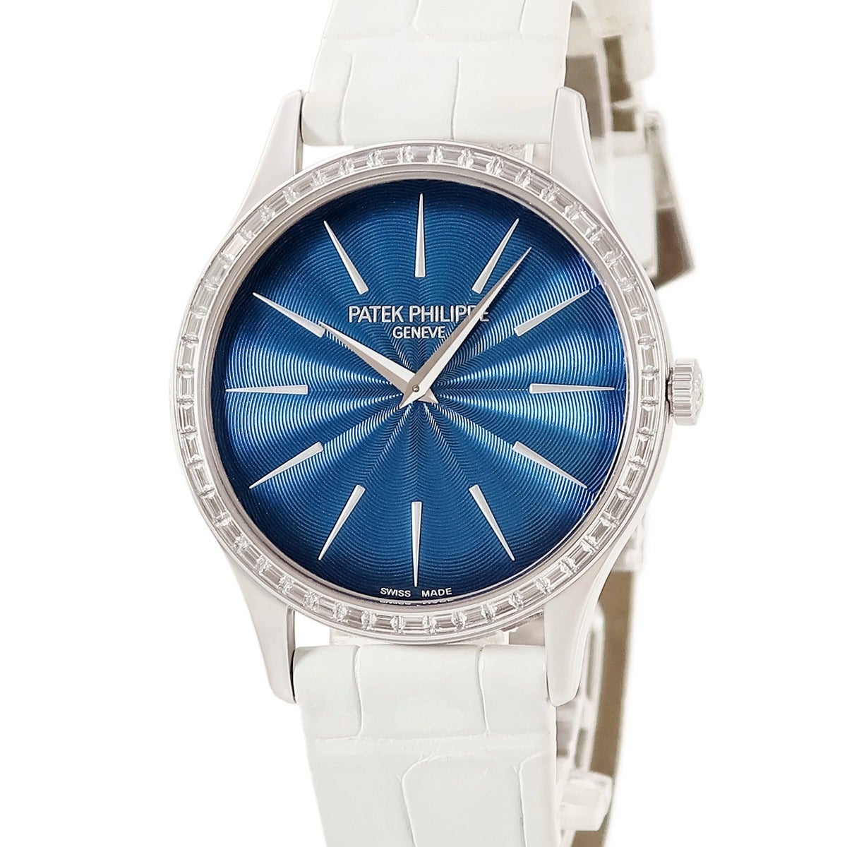 パテックフィリップ　アリゲーターストラップ　ライトブルー　新品未使用 PATEK PHILIPPE - パテックフィリップ アリゲーターストラップ ライト