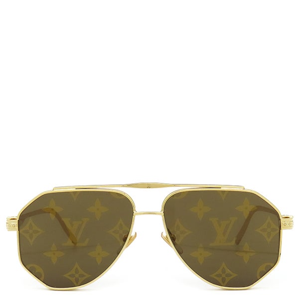 ルイヴィトン LOUIS VUITTON サングラス LVフラッシュ 59□14 メタル