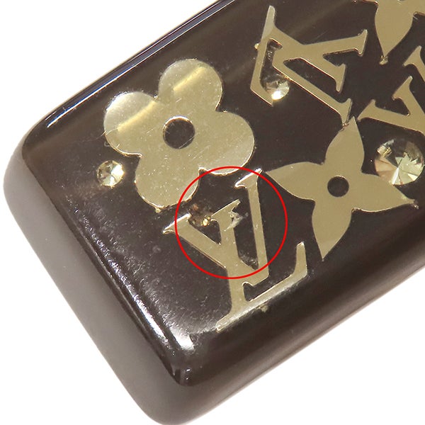 ルイヴィトン LOUIS VUITTON バレッタ アンクルージョン 合成樹脂
