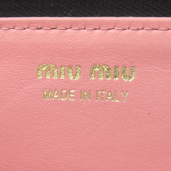 ミュウミュウ MIU MIU キーケース リボン付き キーケース カーフ