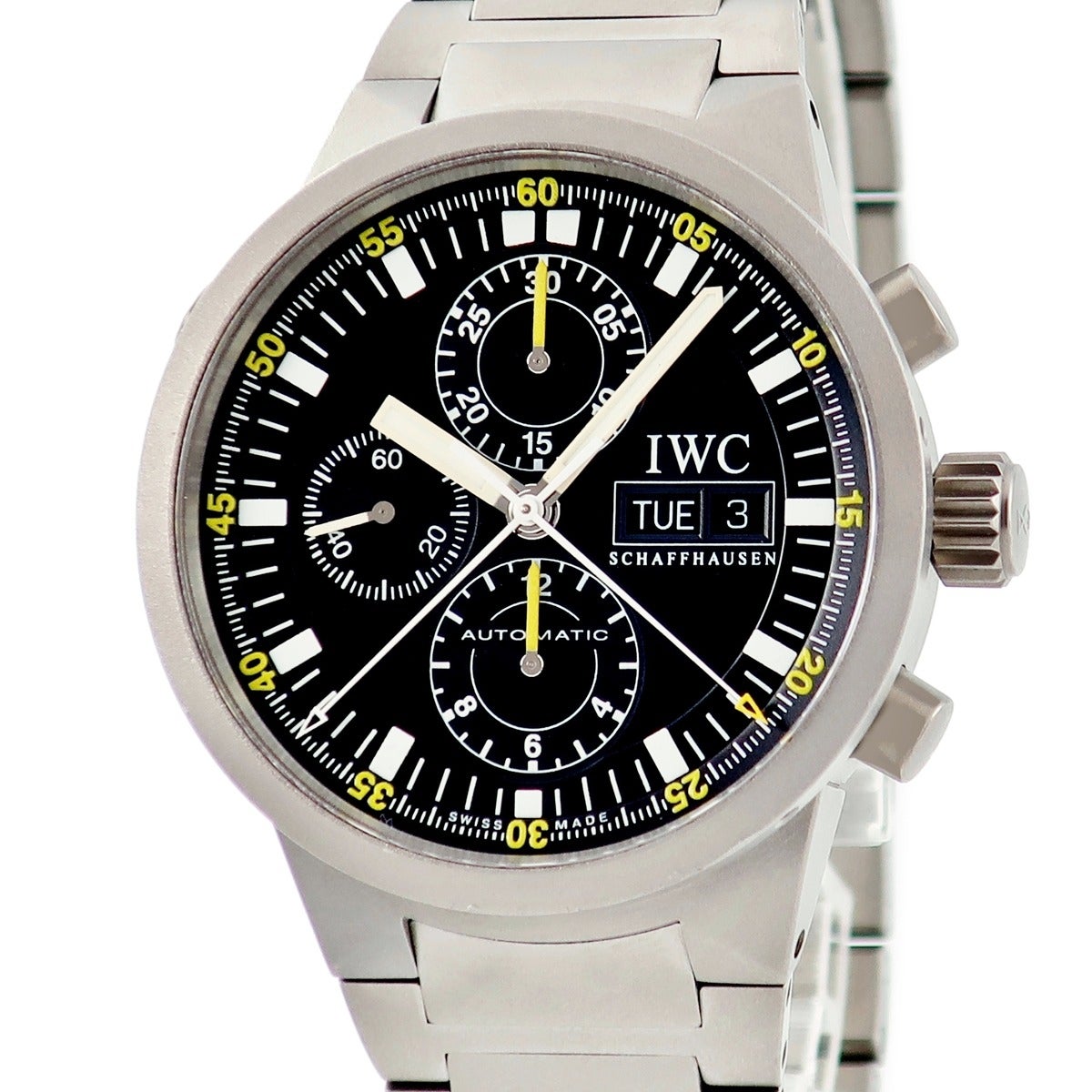 IWC IWC パイロットウォッチ クロノグラフ IW377704 ブラック
