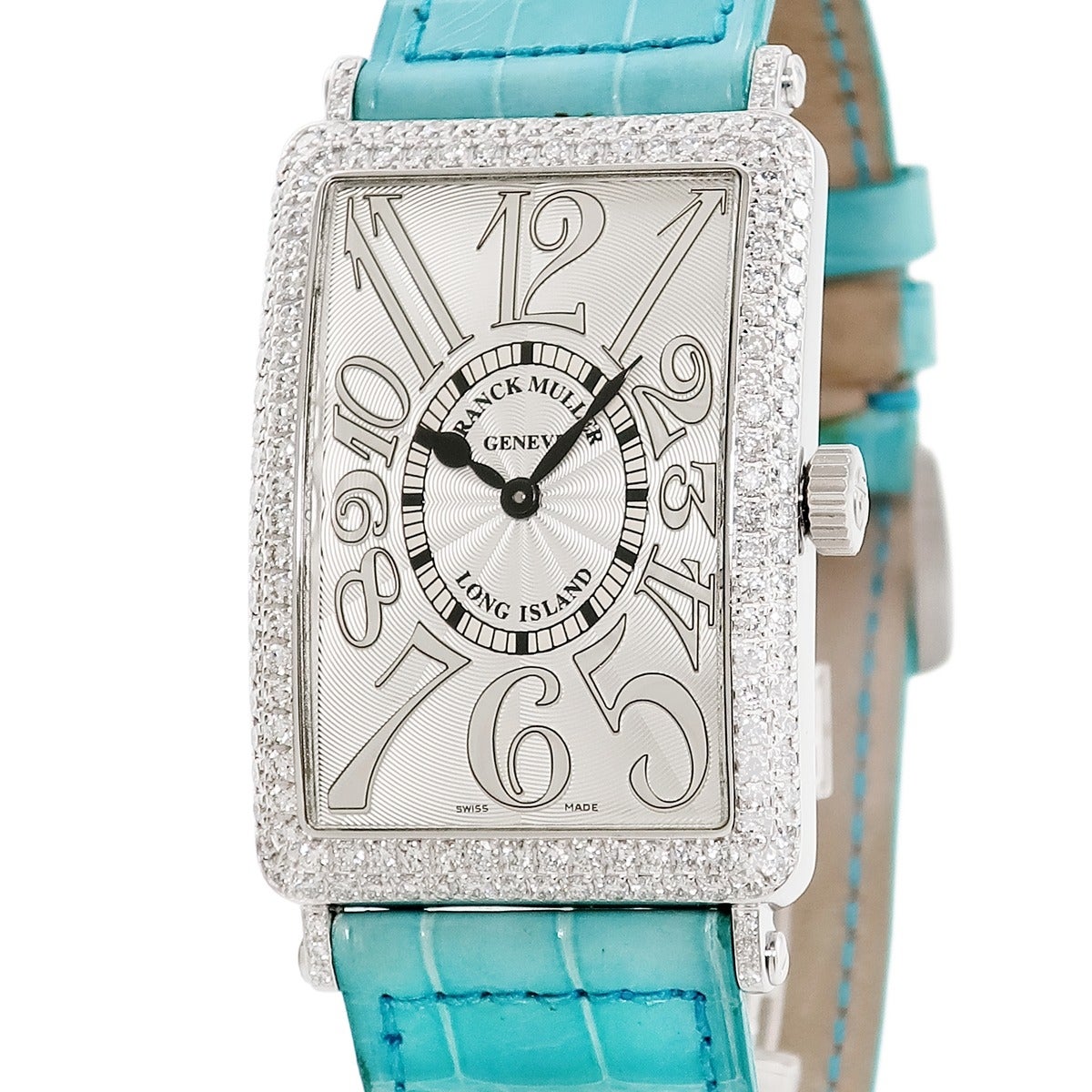 フランクミュラー FRANCK MULLER ロングアイランド 1000QZD K18WG無垢