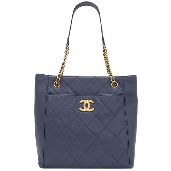 シャネル CHANEL トートバッグ マトラッセ スモール ショッピング