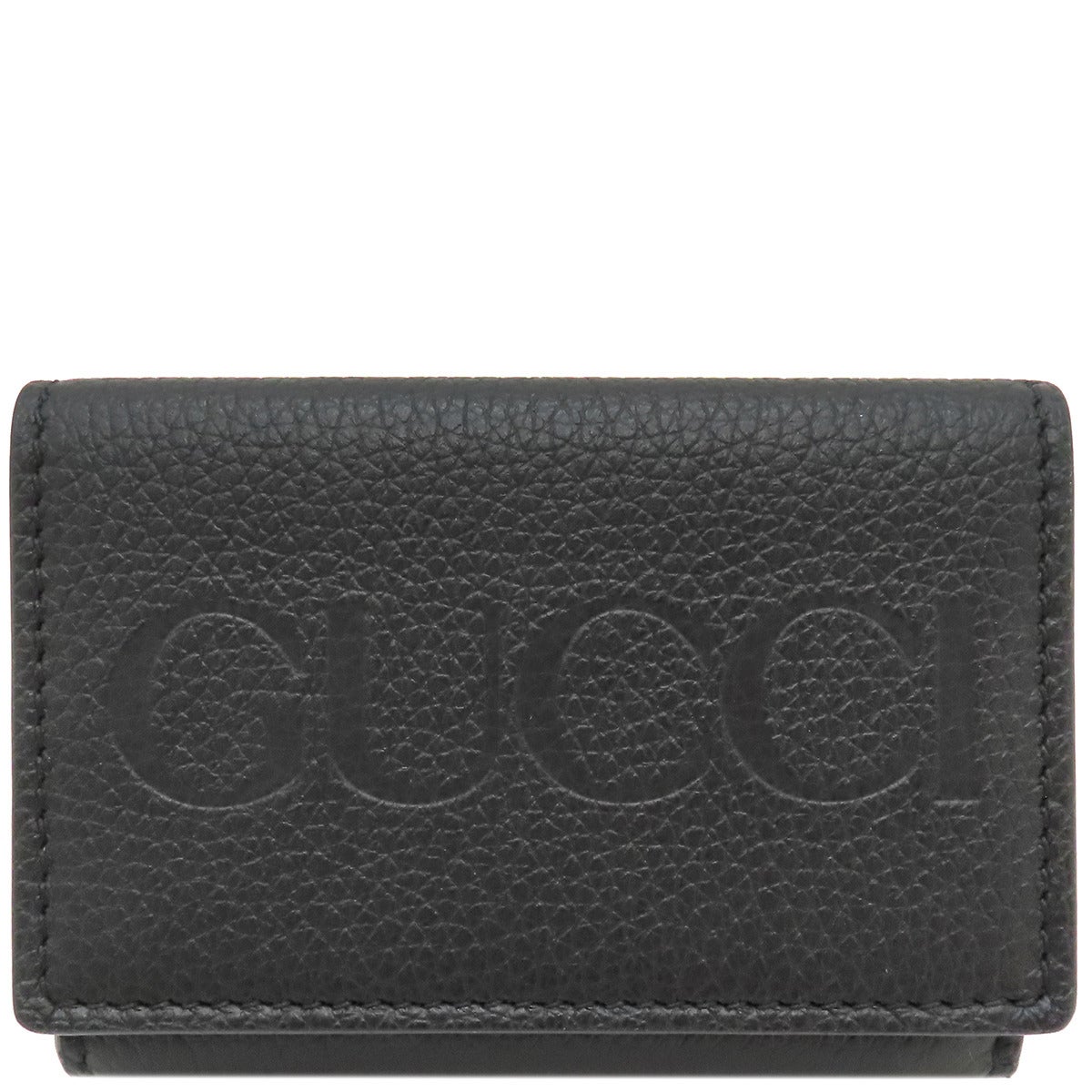 グッチ GUCCI 二つ折り財布 ズゥミ ミニ チェーンウォレット レザー