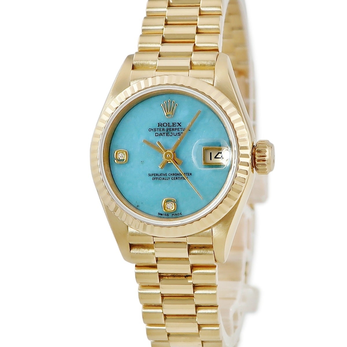ロレックス ROLEX デイトジャスト 69178BR N番 K18YG無垢 純正ダイヤ