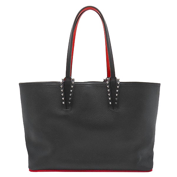 ［美品］クリスチャンルブタン ストリートウォール　スタッズ　ビジネスバッグ Christian Louboutin (クリスチャン ルブタン) レザー スタッズ