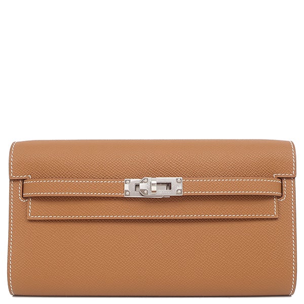 エルメス HERMES 長財布 ケリーウォレット ロング トゥーゴー ヴォー