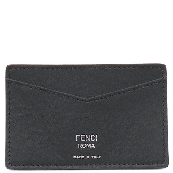 フェンディ FENDI カードケース ズッカ カードホルダー レザー ブラウン 茶 カード入れ パスケース 7AR911 【箱】【中古】 フェンディ FENDI カードケース ズッカ カードホルダー レザー