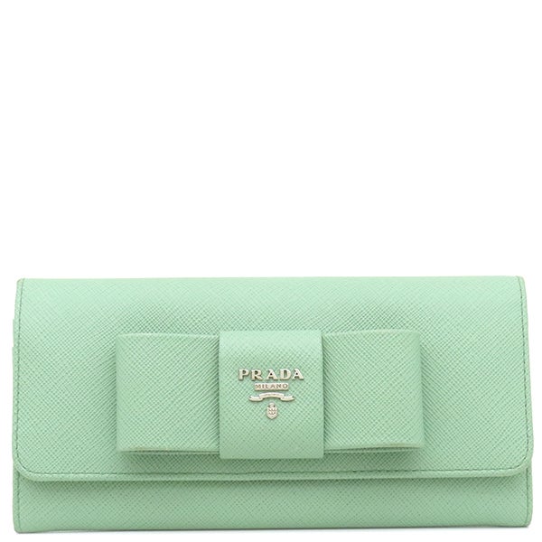 プラダ 長財布 財布 メンズ SAFFIANO TRIANG ブラック 2MV836 QHH