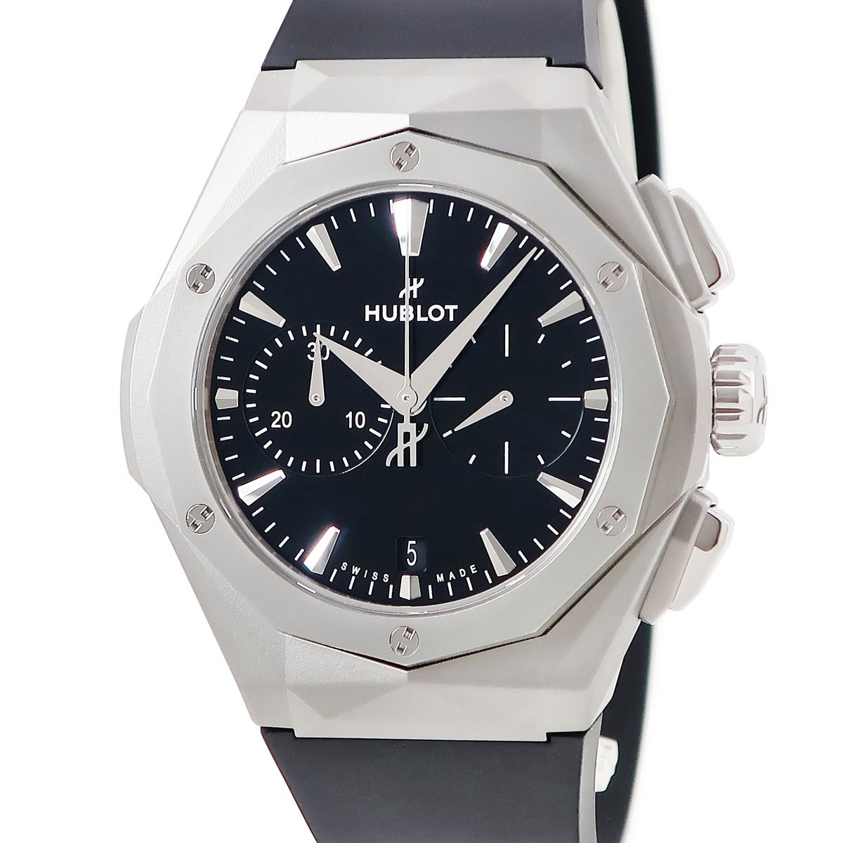む*ひ様 HUBLOT クロノグラフ掛時計 非売品 ウブロ HUBLOT クラシックフュージョン クロノグラフ オーリンスキー