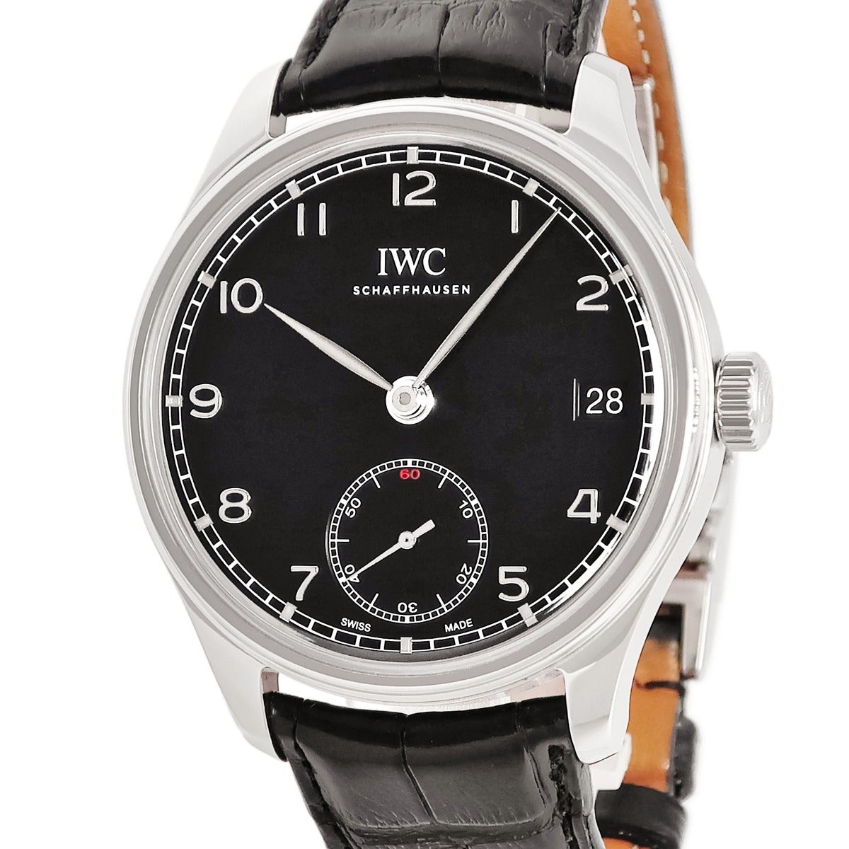IWC IWC ポルトギーゼ ハンドワインド エイトデイズ IW510202 ブラック