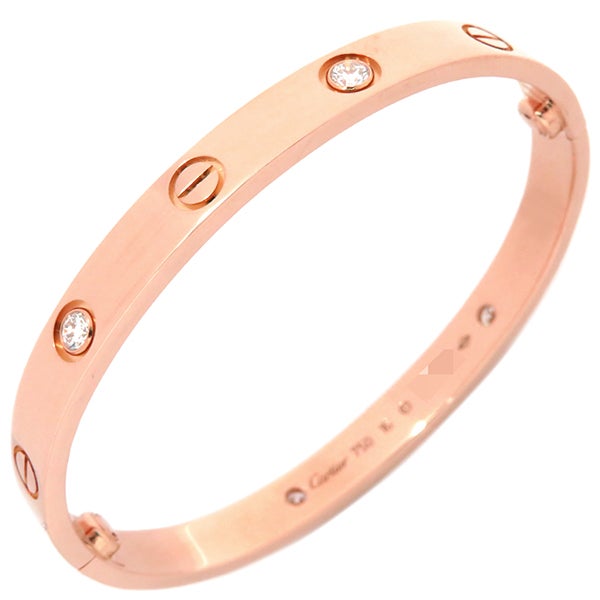 ノベルティ ラブブレス ピンクゴールド サイズ16 カルティエ ラブブレス #16 新型 PG Cartier ラブブレス ピンク