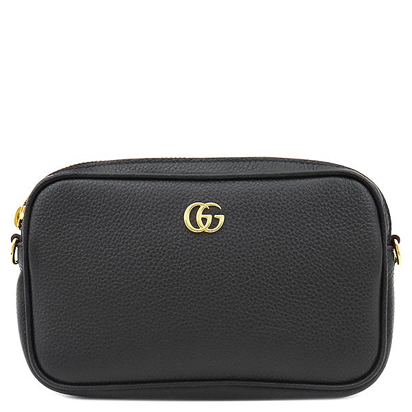グッチ GUCCI 長財布 ボウ ジップアラウンド ウォレット レザー ブラック ヴィンテージ金具 黒 ピンク GGマーモント リボンモチーフ 花柄 524291 【箱】【中古】 グッチ GUCCI 長財布 ボウ ジップアラウンド ウォレット レザー