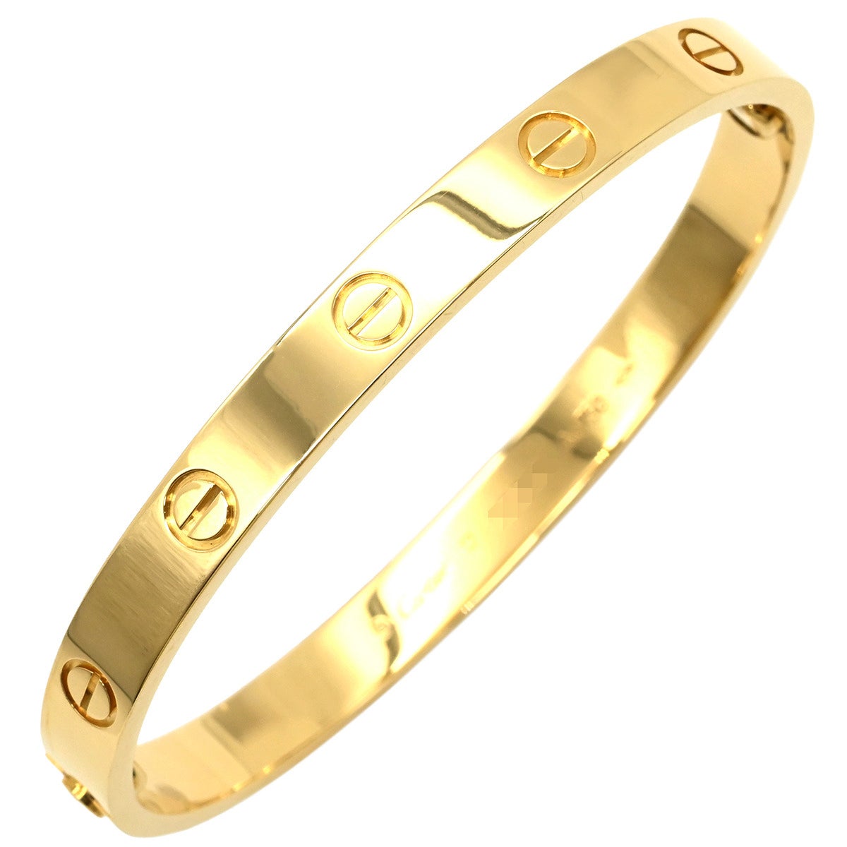 カルティエ Cartier ブレスレット LOVE ラブブレス 旧型 イエロー