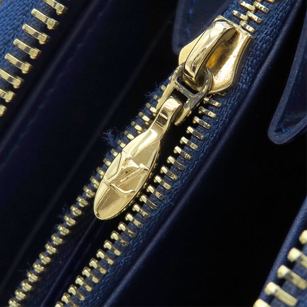 ルイヴィトン LOUIS VUITTON 長財布 ジッピー ウォレット モノグラムヴェルニ グランブルー ゴールド金具 青 ラウンドファスナー M90047 CA1163 【箱】【中古】 ルイヴィトン LOUIS VUITTON 長財布 ジッピー ウォレット モノグラム