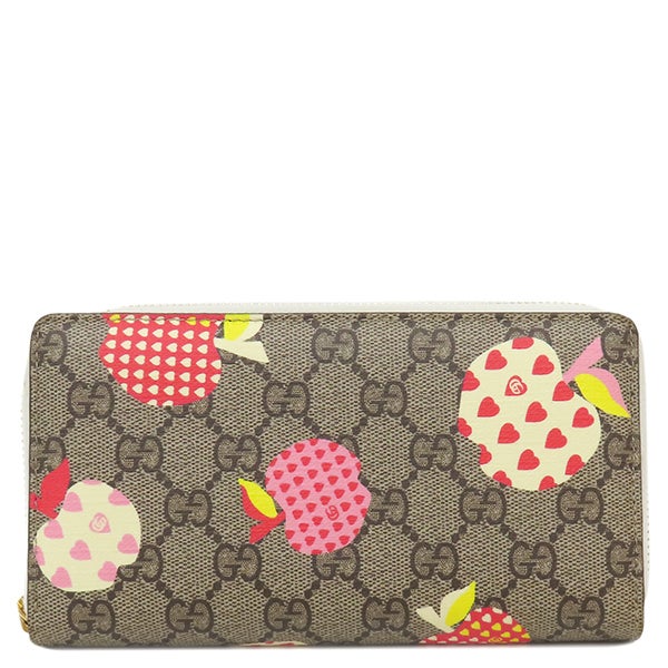 グッチ GUCCI 長財布 ボウ ジップアラウンド ウォレット レザー