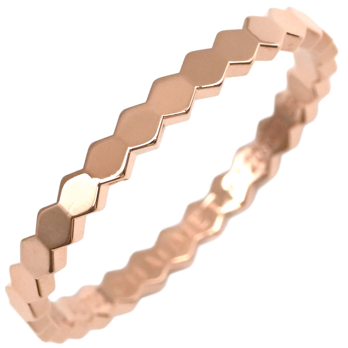 ショーメ CHAUMET リング 指輪 ビー ドゥ ショーメ ダイヤ3石 ピンク