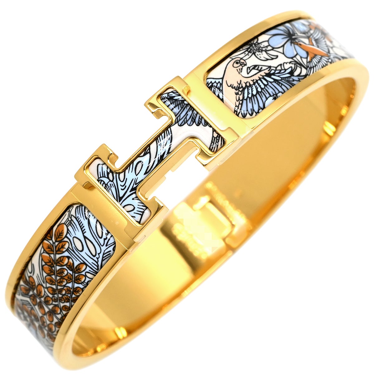 エルメス HERMES ブレスレット クリックH PM GP エナメル ソレール