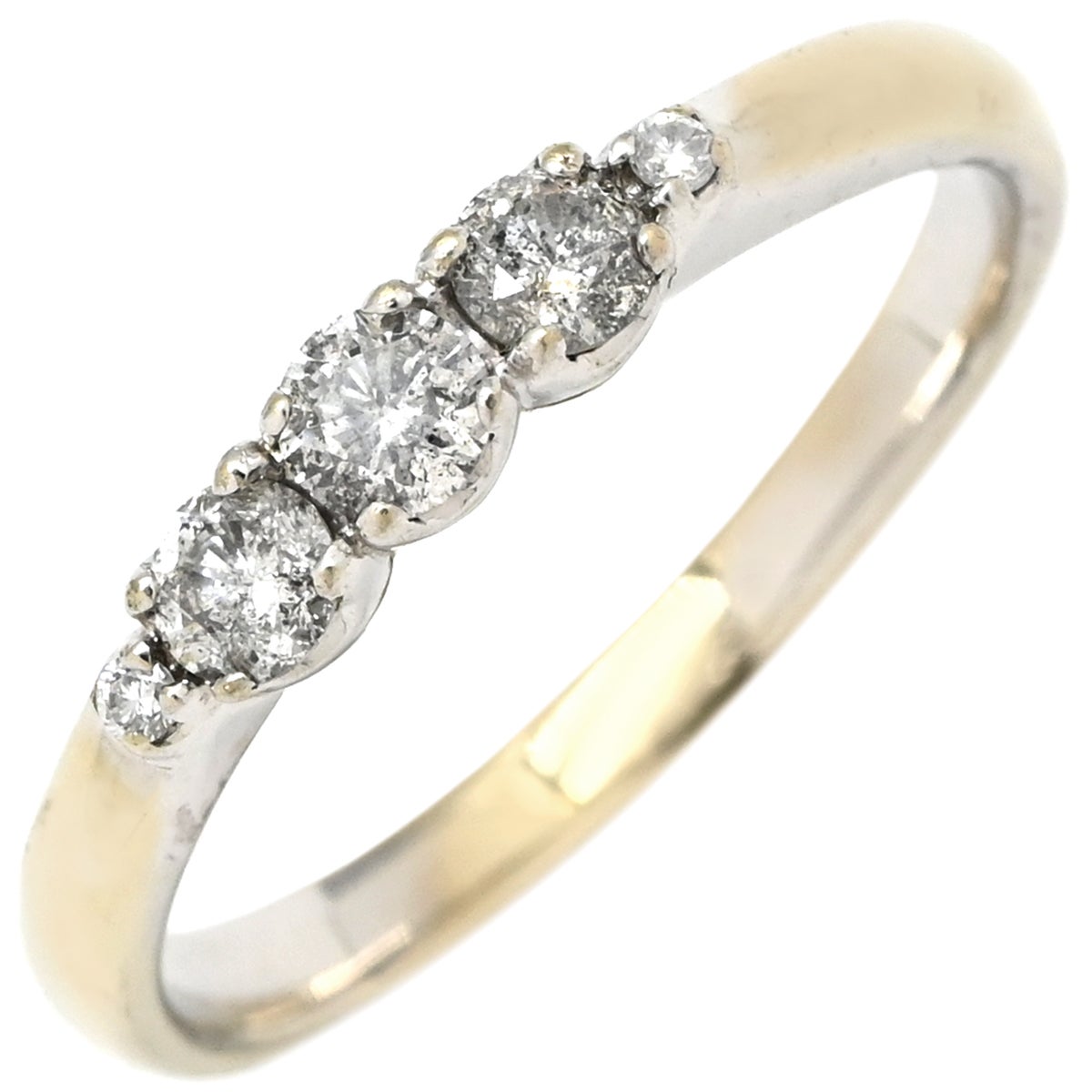 リング 指輪 ダイヤモンド 0.30ct ホワイトゴールド K14WG Au585
