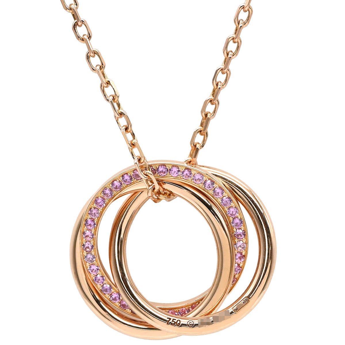 カルティエ Cartier ネックレス ダムール SM ピンクゴールド 1P 一粒
