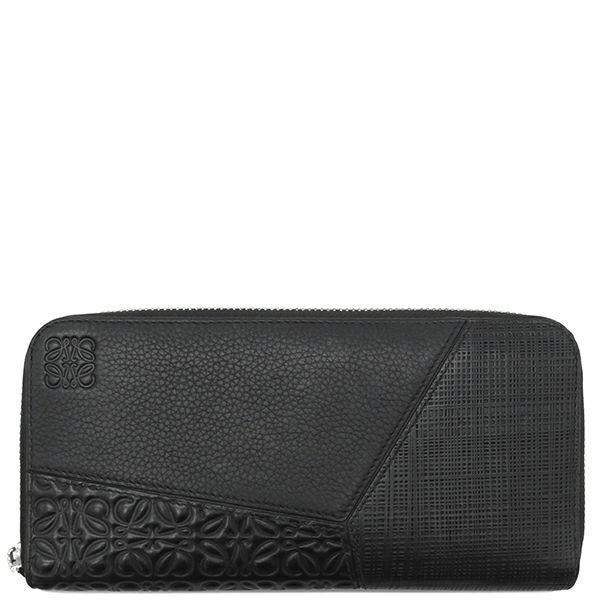 ロエベ ベルト メンズ レディース アナグラム リバーシブル ブラック