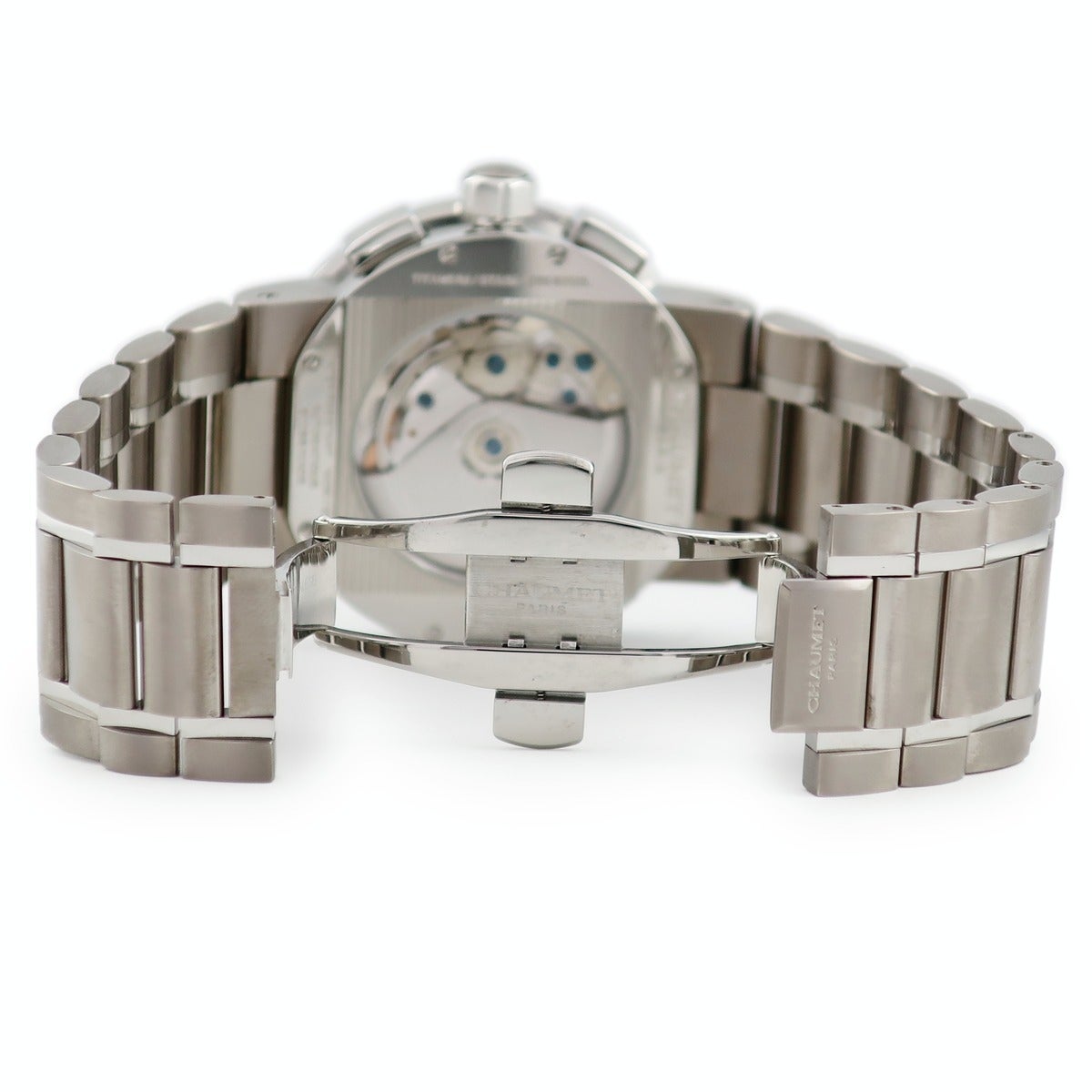 ショーメ CHAUMET クラスワン クロノグラフ XXL W17690-45A シルバー