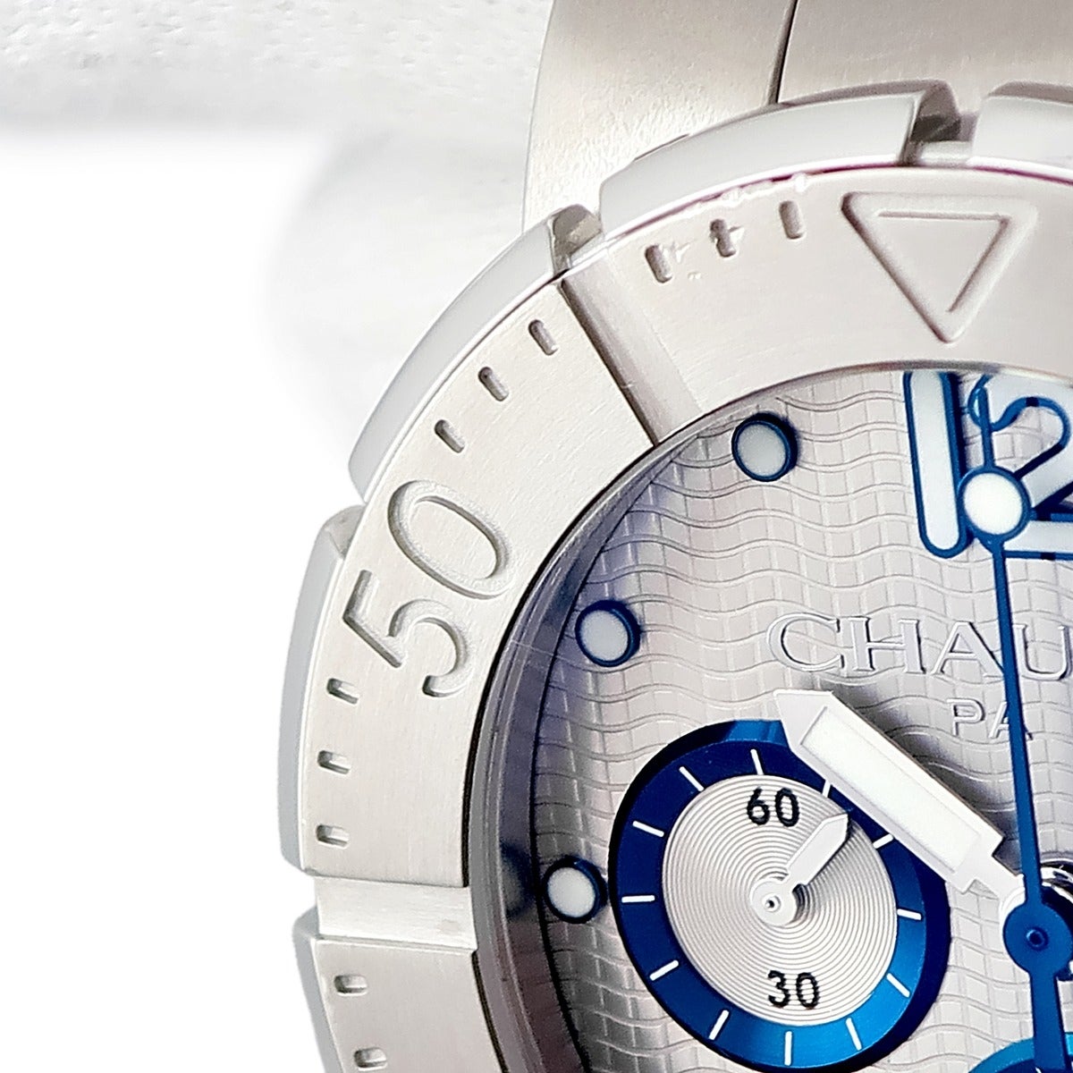 ショーメ CHAUMET クラスワン クロノグラフ XXL W17690-45A シルバー