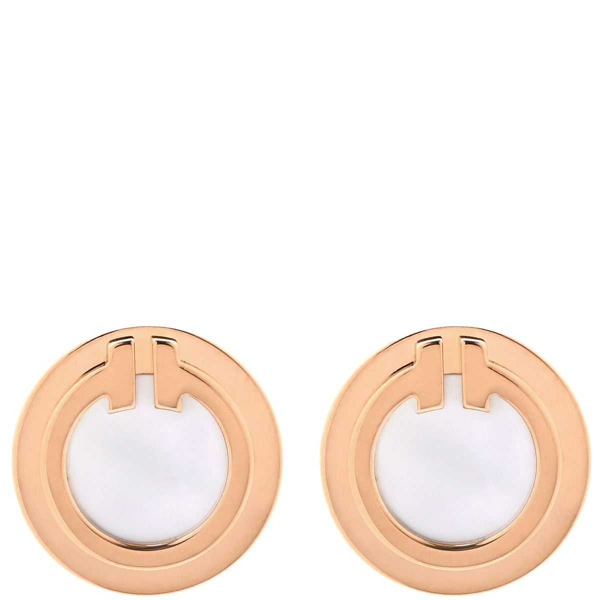 ティファニー Tiffany & Co ピアス T マザーオブパール サークル
