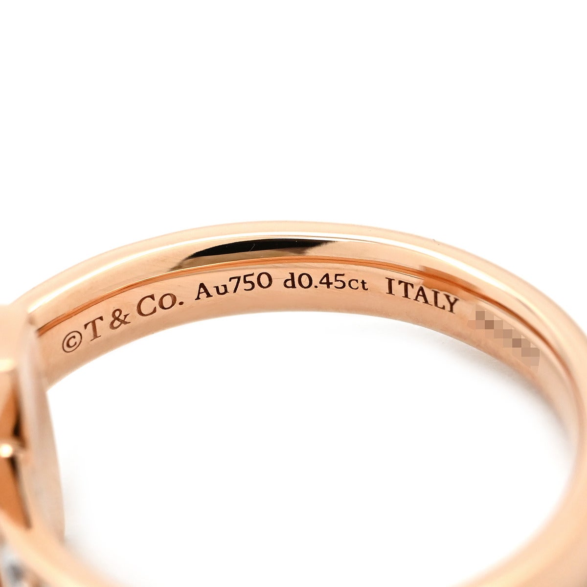 ティファニー Tiffany & Co リング 指輪 T ワン ダイヤ ローズゴールド