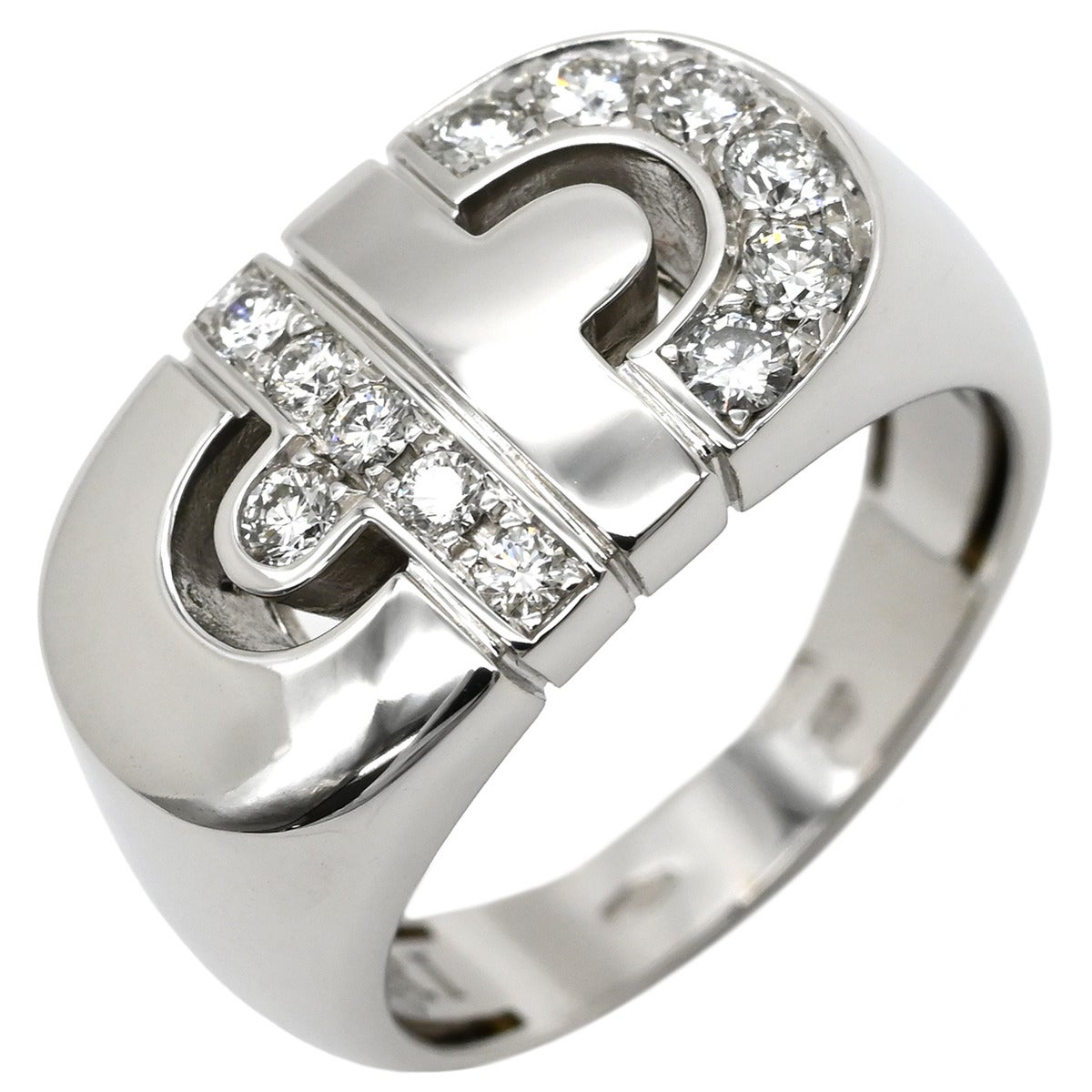 ブルガリ BVLGARI リング 指輪 パレンテシ ダイヤ ホワイトゴールド
