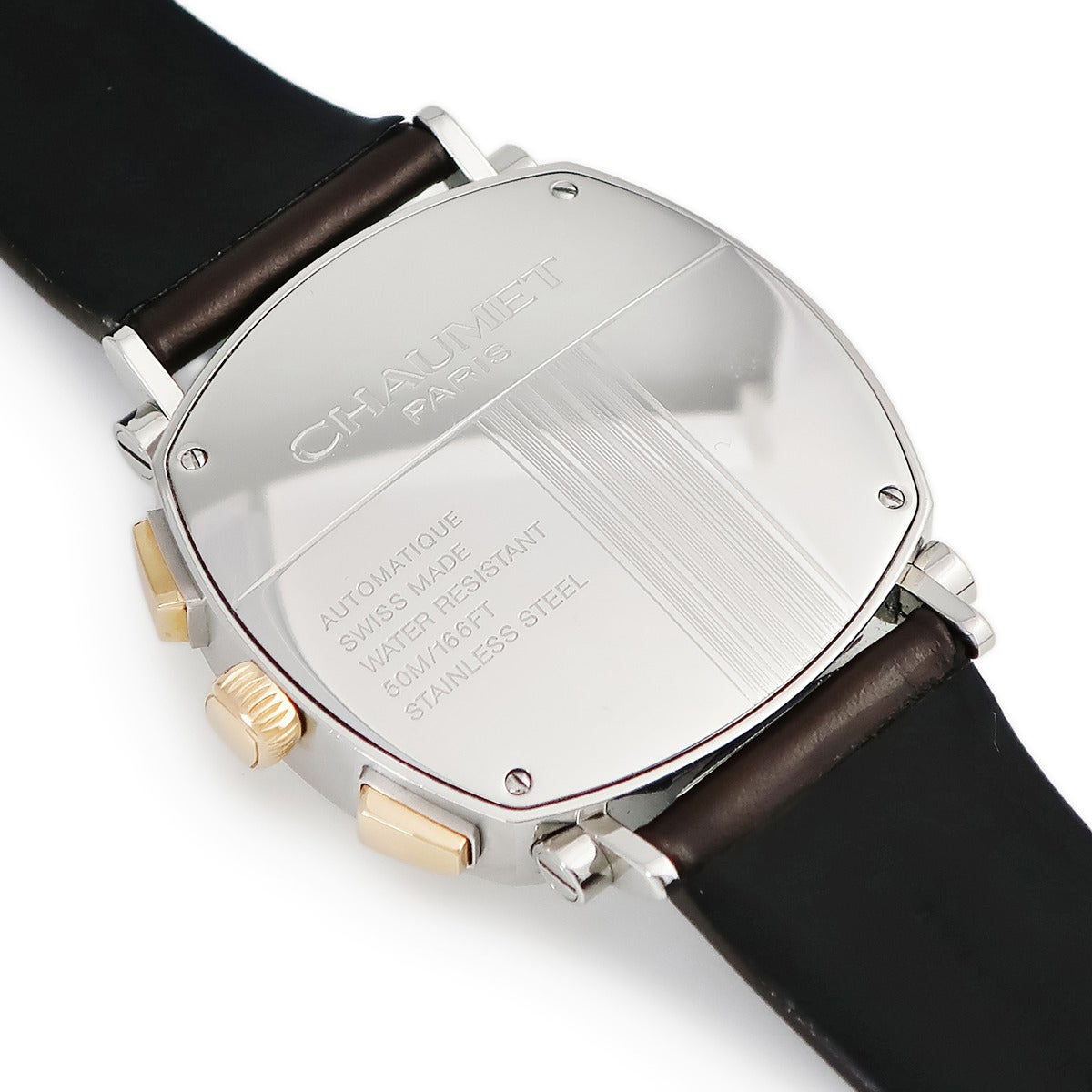 ショーメ CHAUMET ダンディ XL クロノグラフ W11790-30V K18PG×SS
