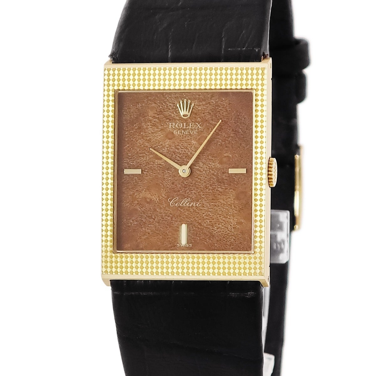ロレックス ROLEX チェリーニ ウッドダイヤル 4127 OH済 N番 K18YG無垢