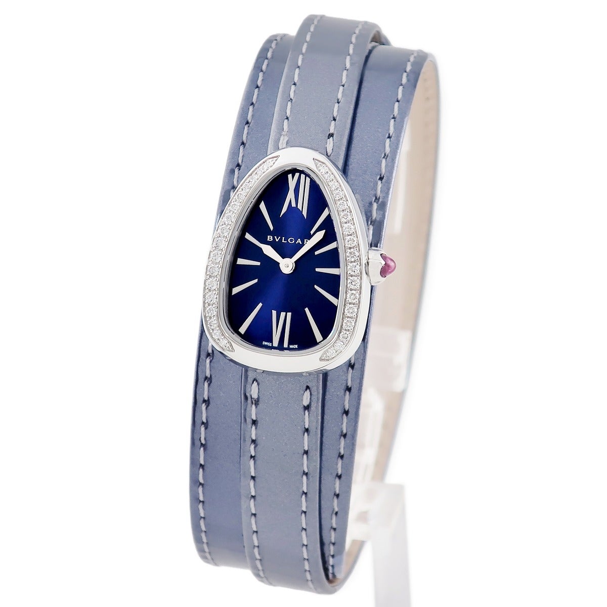 ブルガリ BVLGARI ルチェア LU28S 102608 純正ダイヤ シェル ピンク