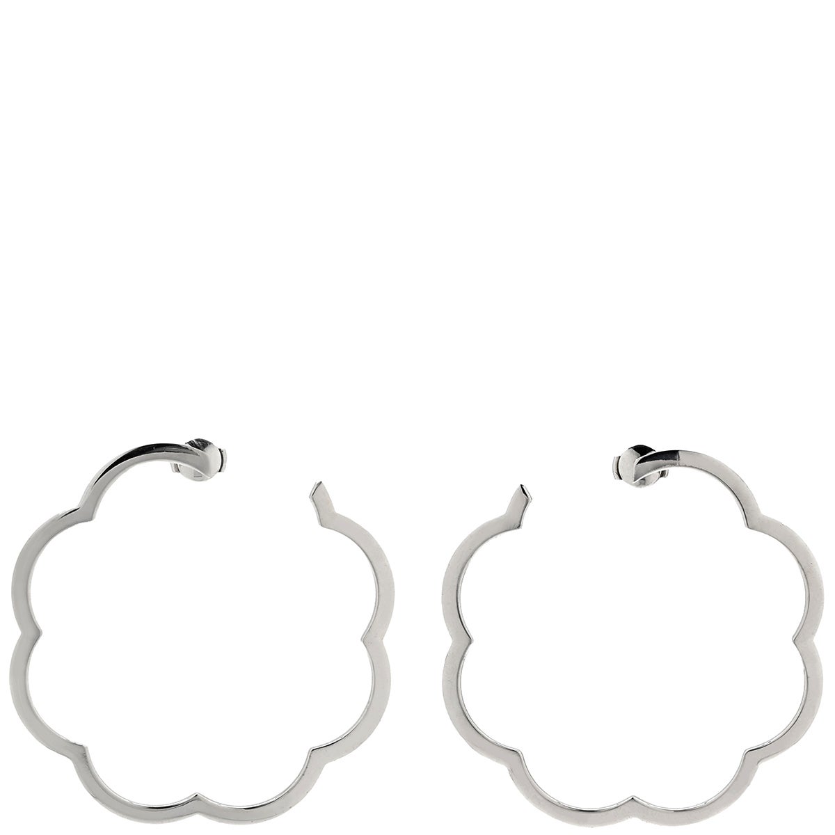 ポメラート Pomellato ピアス ダイヤモンド フープピアス ホワイト