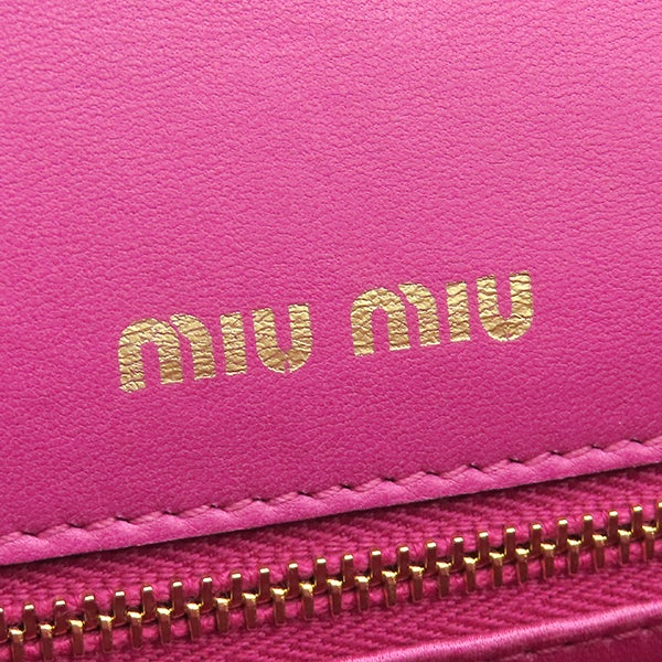 ミュウミュウ MIU MIU ショルダーバッグ チェーンショルダー