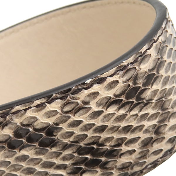 フェンディ FENDI 2WAYバッグ バゲット ジャガード キャンバス パイソン ブラウン シルバー金具 ズッカ柄 ビジュー クリスタル 25周年復刻デザイン 8BR600 【保存袋】【中古】 フェンディ FENDI 2WAYバッグ バゲット ジャガード キャンバス