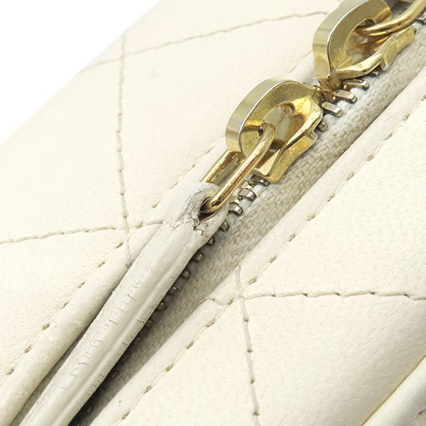 シャネル CHANEL ショルダーバッグ ジップ アラウンド バニティ