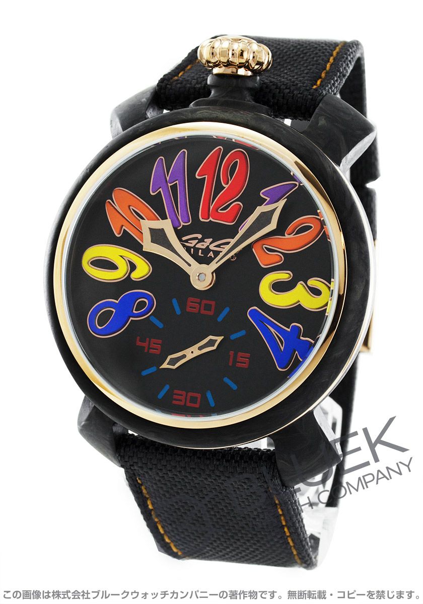 ガガミラノ マヌアーレ48MM カーボン 世界限定300本 コーデュラレザー