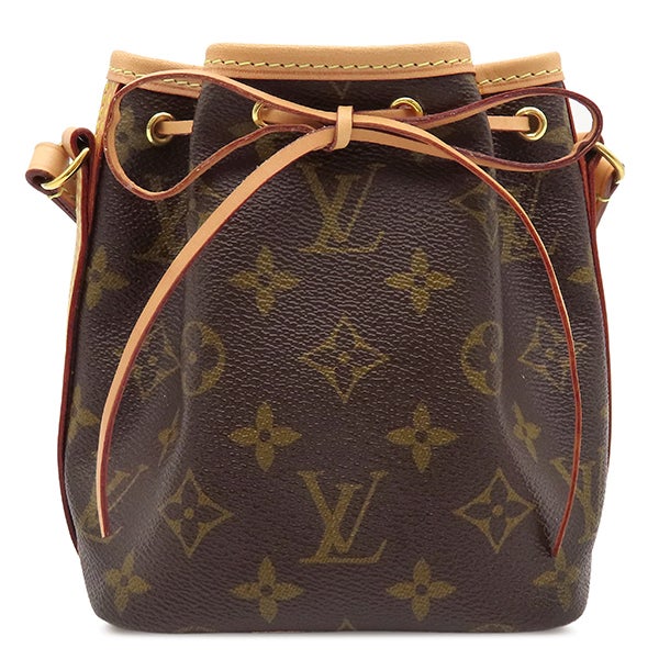 ルイヴィトン LOUIS VUITTON ショルダーバッグ ナノノエ モノグラムキャンバス モノグラム ゴールド金具 茶 ミニバッグ M41346【中古】 ルイヴィトン LOUIS VUITTON ショルダーバッグ ナノノエ モノグラム