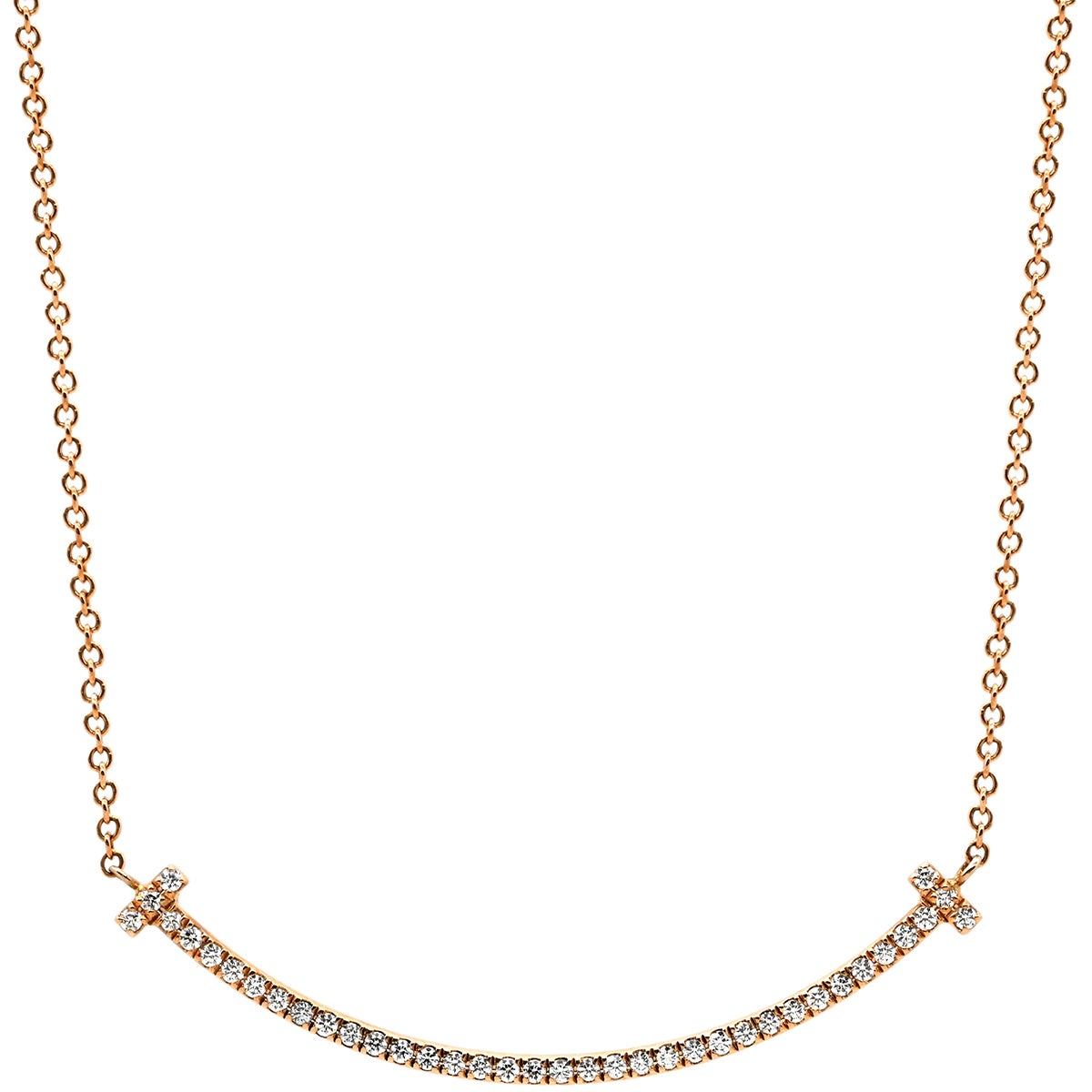 ティファニー Tiffany & Co ネックレス T スマイル ペンダント