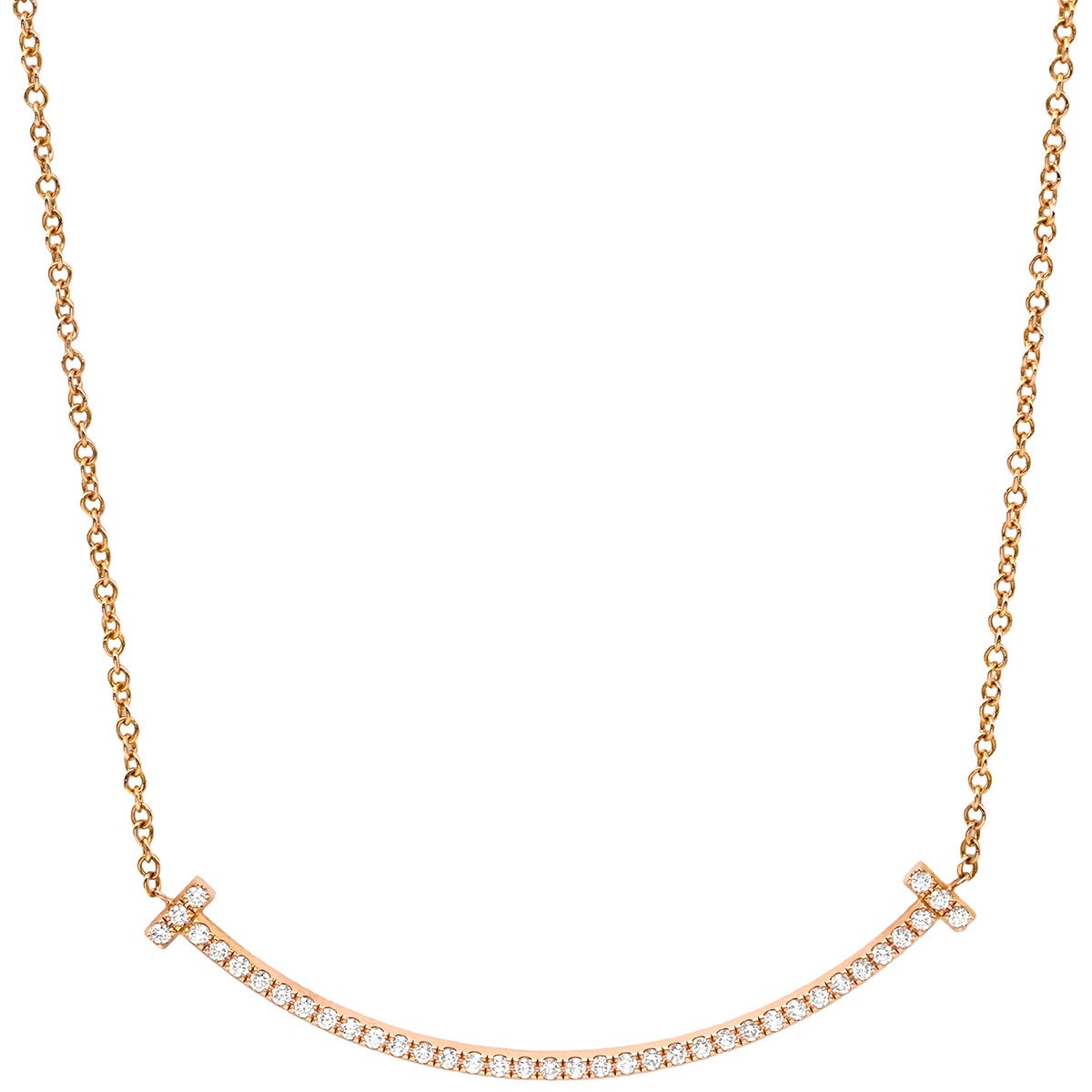 Tiffany & Co. ティファニー　Tスマイルペンダント　750 ティファニー Tiffany & Co ネックレス T スマイル ペンダント