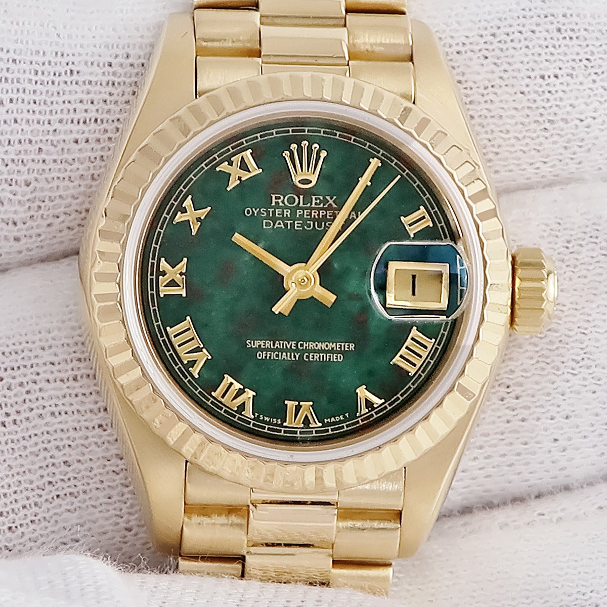 ロレックス ROLEX デイトジャスト 69178 R番 K18YG無垢 ブラッド