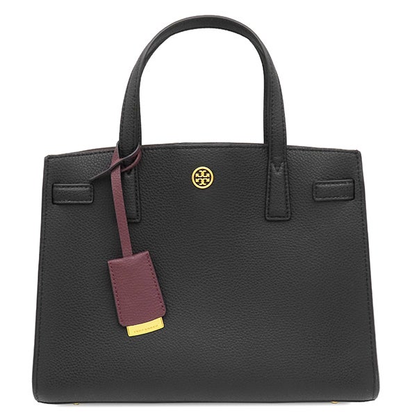 トリーバーチ TORY BURCH 2WAYバッグ ウォーカー スモール サッチェル レザー ブラック ゴールド金具 黒 ロビンソン ハンドバッグ ショルダー 【保存袋】【中古】 トリーバーチ TORY BURCH 2WAYバッグ ウォーカー スモール サッチェル