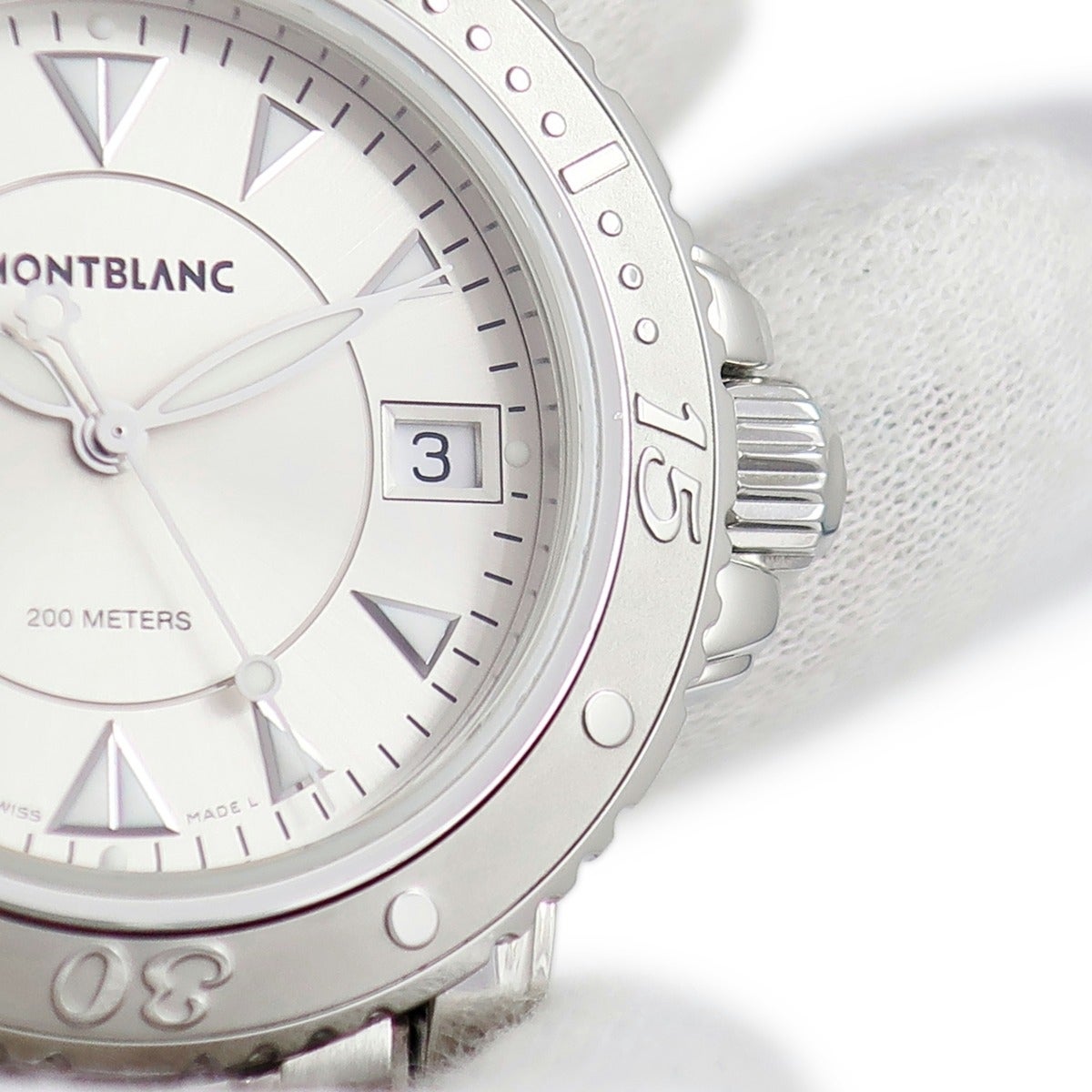 MONTBLANC モンブラン　7037　マイスターシュテュックデイト　クオーツ モンブラン Montblanc マイスターシュテュック デイト 7037 シルバー