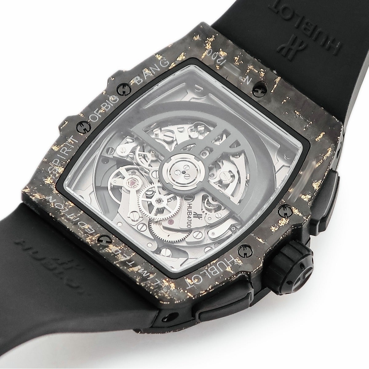ウブロ HUBLOT スピリットオブビッグバン カーボン ゴールド タイガー