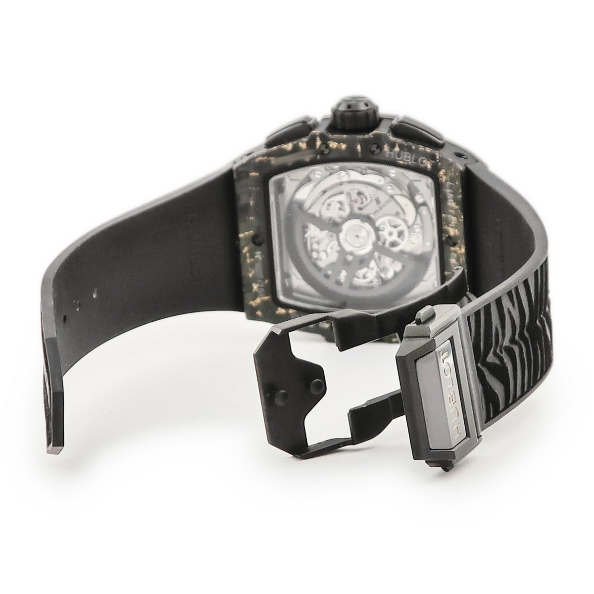 ウブロ HUBLOT スピリットオブビッグバン カーボン ゴールド タイガー