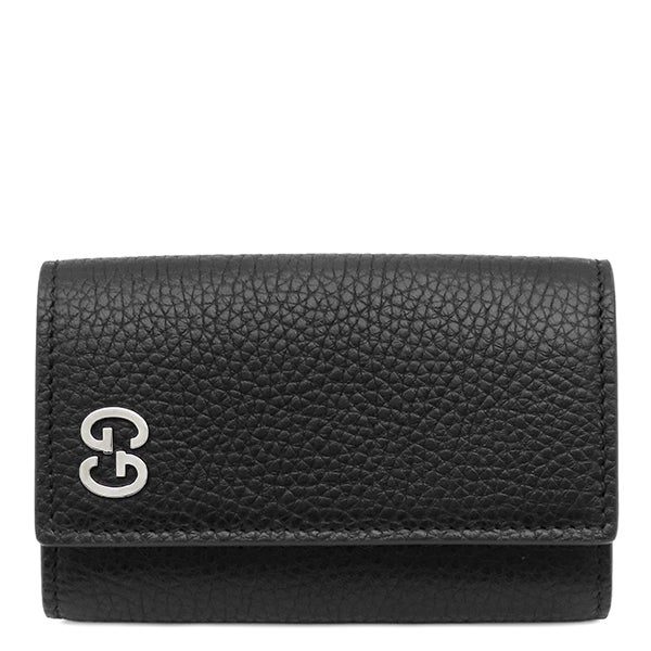 シャネル CHANEL キーケース カメリア ココマーク レザー ブラック