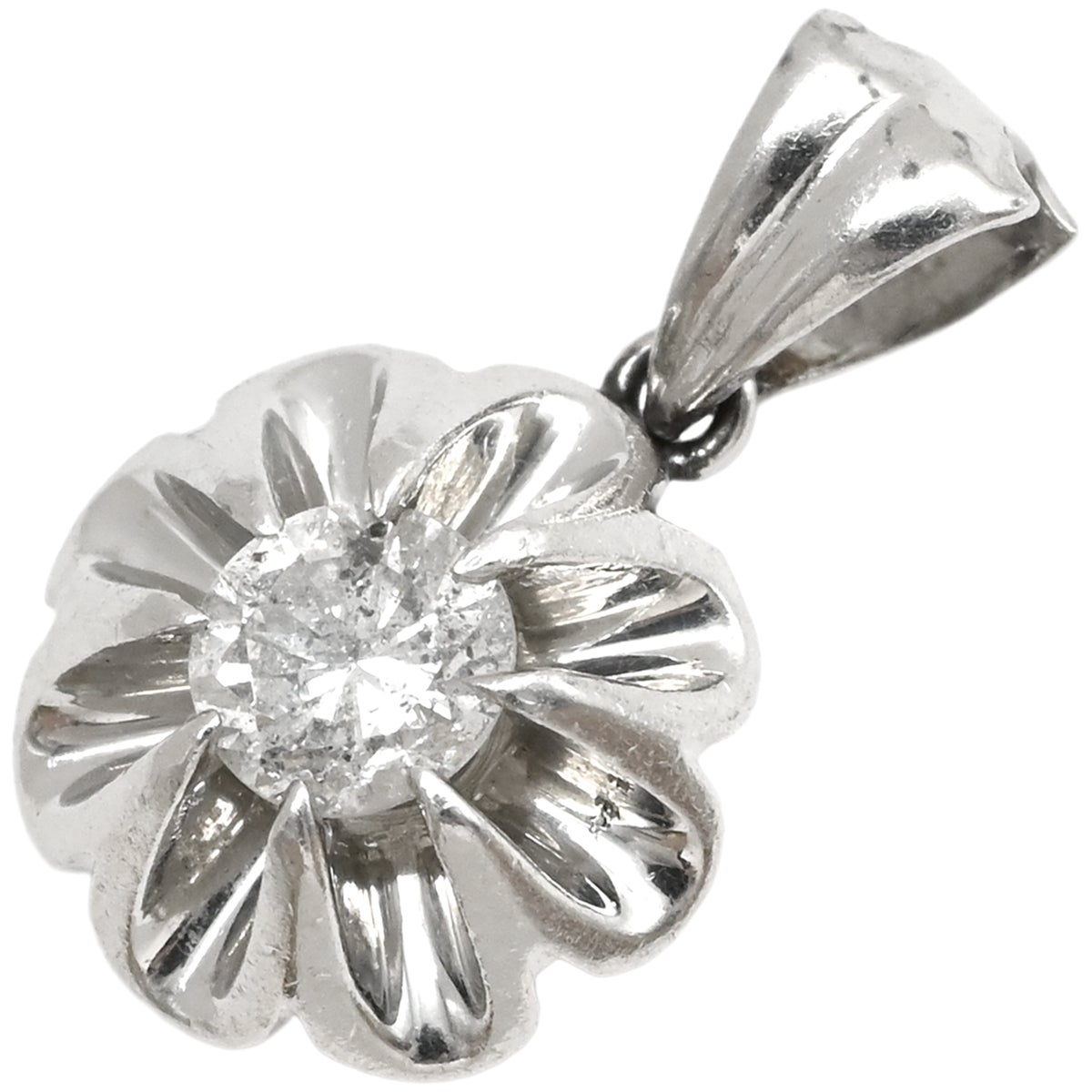 ペンダントトップ ダイヤモンド 0.51ct プラチナシルバー Pt900 