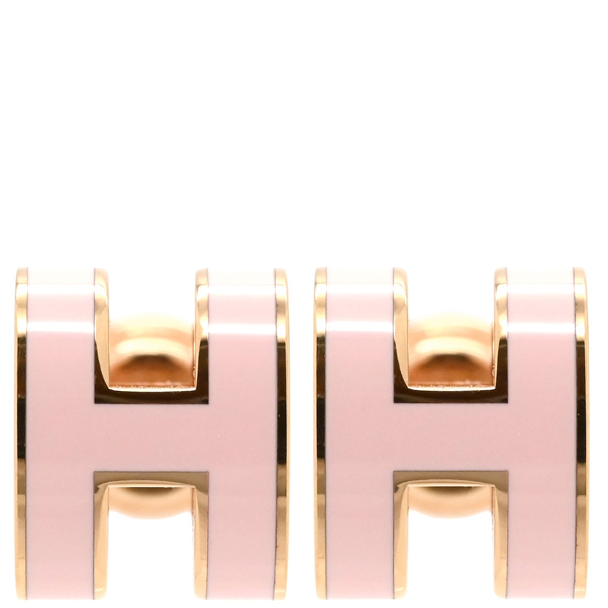 エルメス HERMES ピアス ポップアッシュ Hピアス ミニ GP エナメル